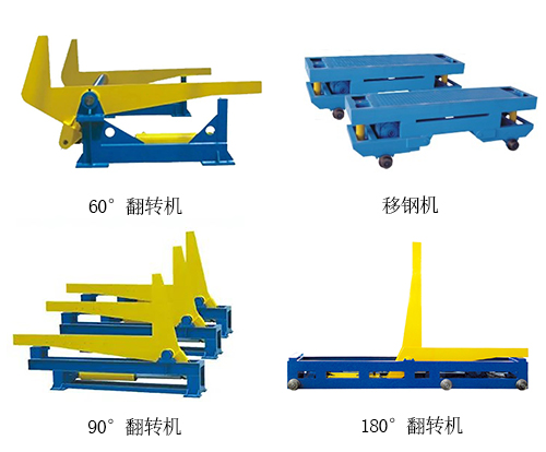 4.翻转支架、移钢机
